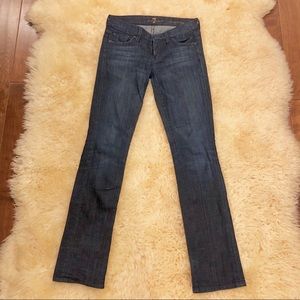 Designer 7 Seven straight leg jean dark wash 24